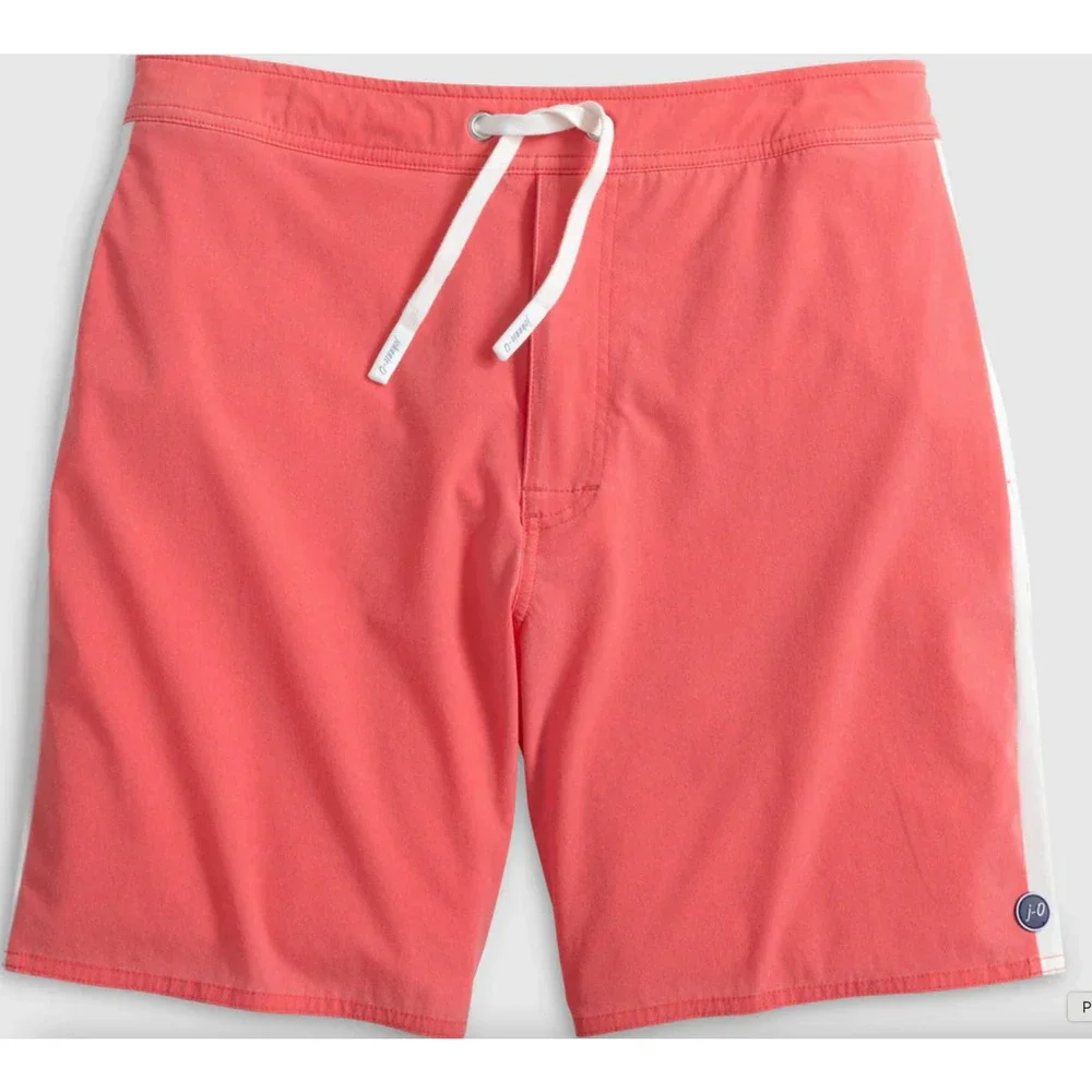 JOHNNIE-O SUN KISSED FLEMMING SIDE STRIPE SURF SHORTS BOARDSHORTS SWIM TRUNKS S